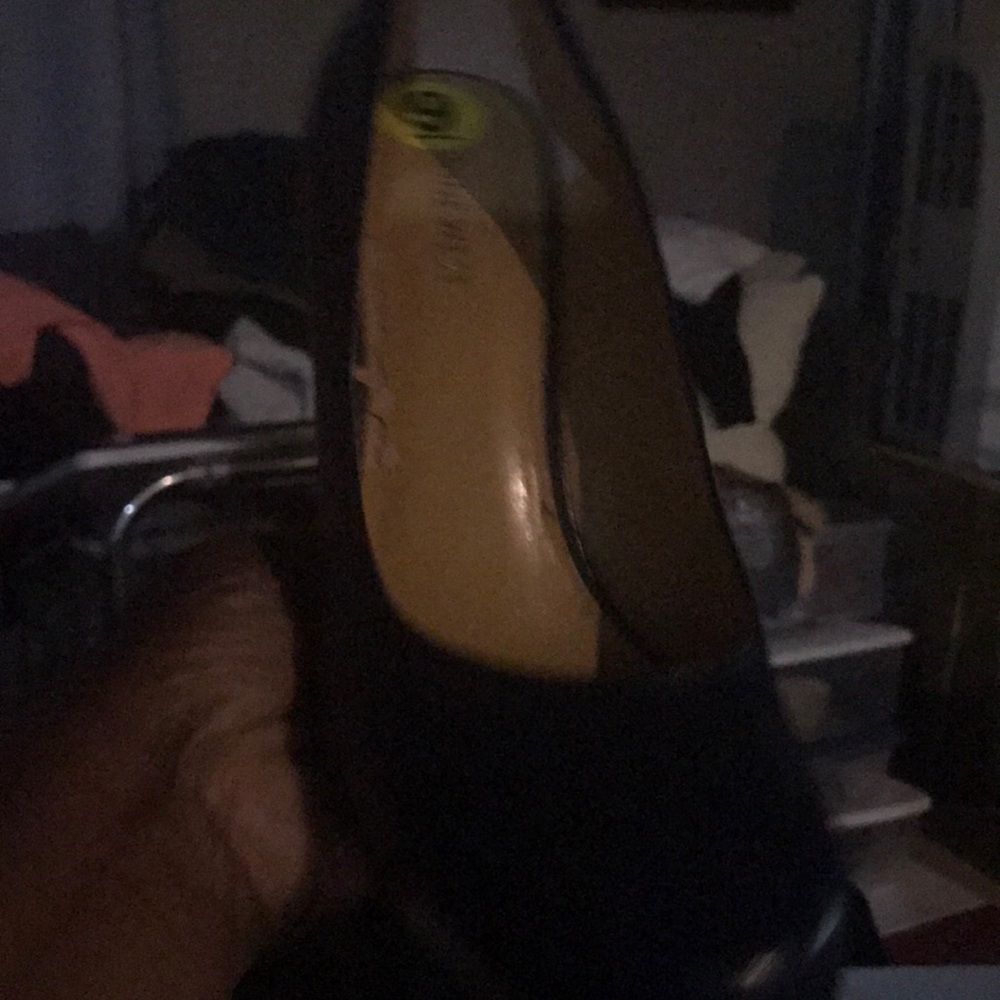Nine West blue wedge heel ( they do have damage on the inside of heel) See pics